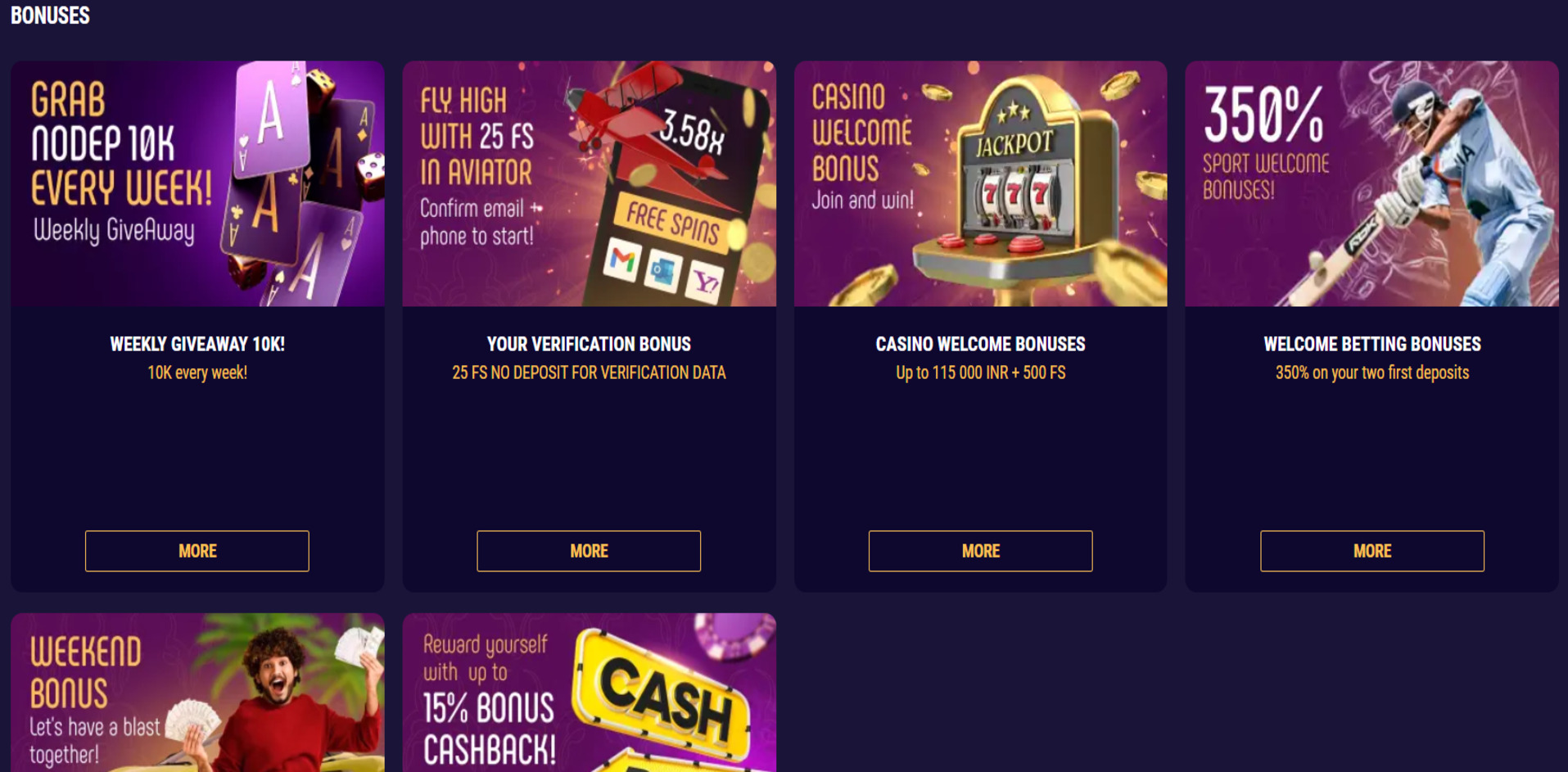 LopeBet Casino Bonuses