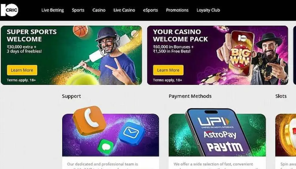 Overview of 10Cric casino