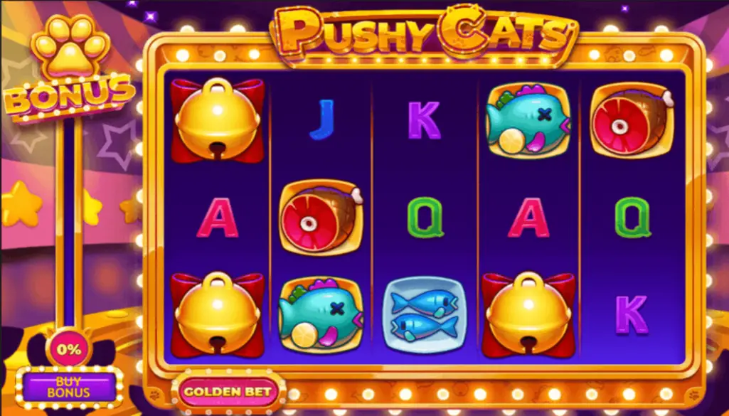 Pushy Cats Bonus Features, Wilds and Free Spins
