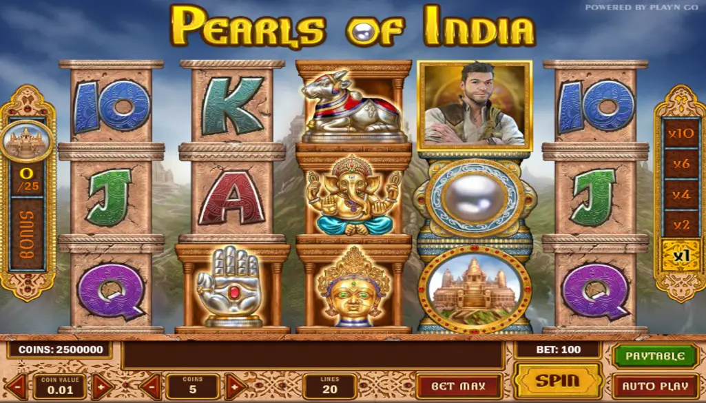 Pearls of India Bonus Features, Wilds and Free Spins
