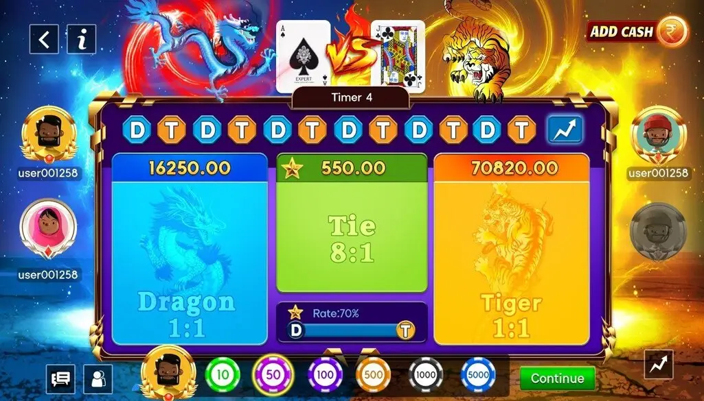 Dragon Tiger Real Money Games